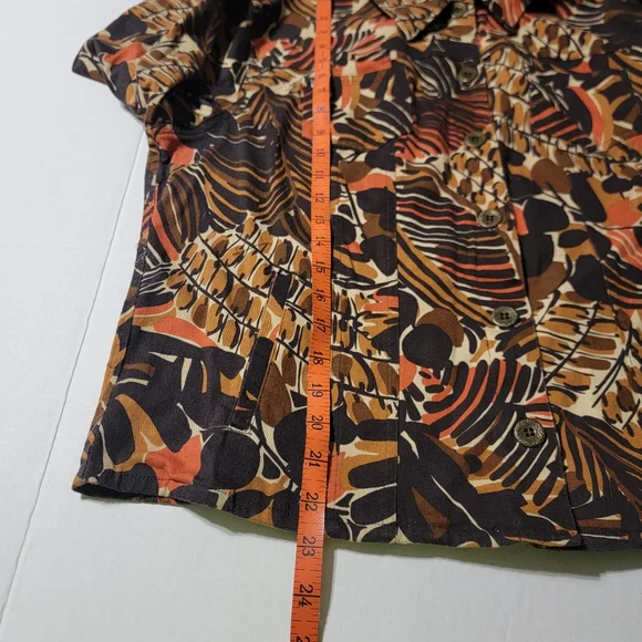 Company Collection Jacket Women's Size 14 1970's Brown Orange Vintage - Picture 6 of 9